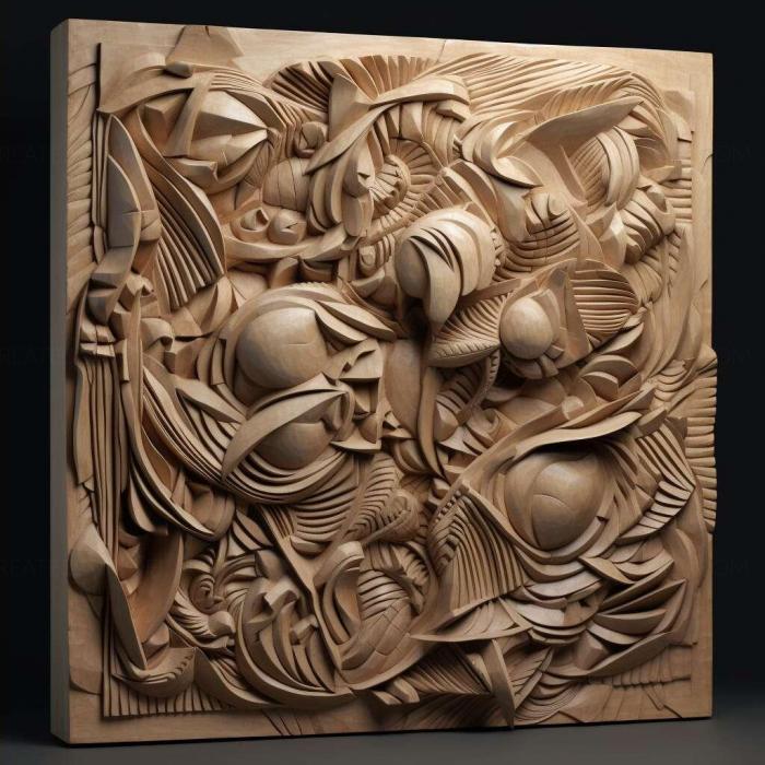 نموذج ثلاثي الأبعاد لآلة CNC 3D Art 